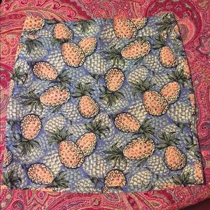 Practically New Rare Talbots Pineapple skirt!